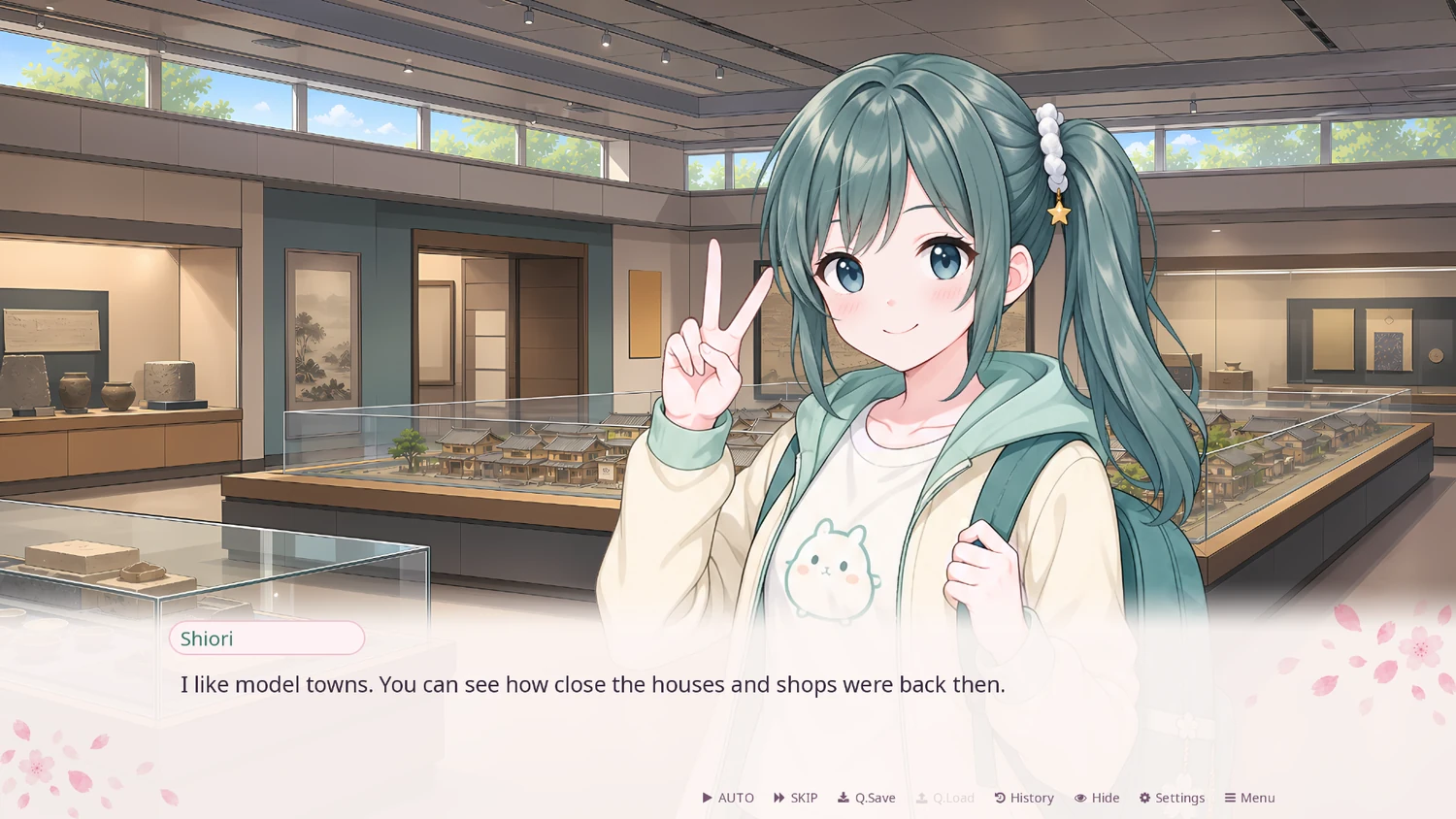 Shiori at the museum